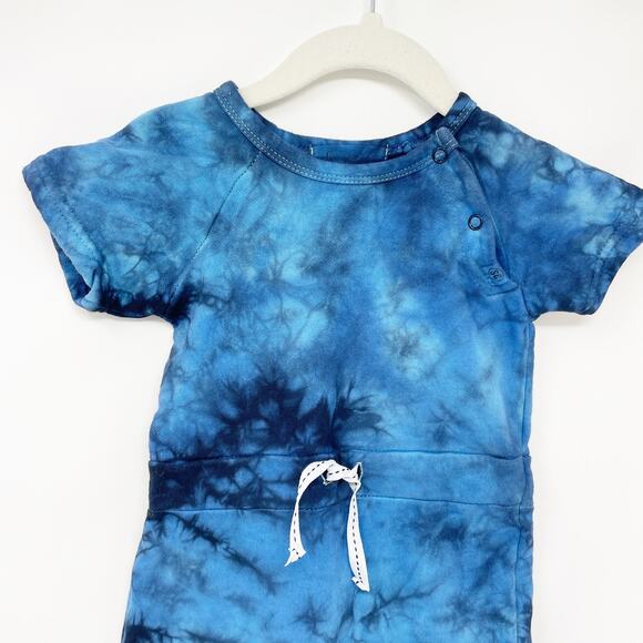 Sovereign Code 18M Tie Dye Romper - Blue/Black - Toddler - Picture 3 of 7